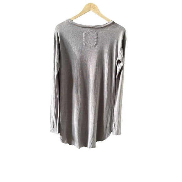 Frank & Eileen Size Small Tee Lab Long Sleeve High Low T-Shirt Gray Cotton - Picture 8 of 9